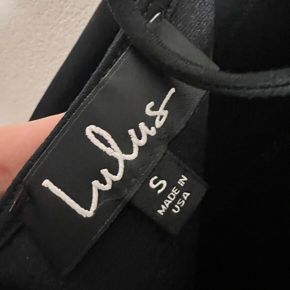 Lulus Be-All Trend-All Backless Black Midi Dress Size Small - Picture 11 of 12